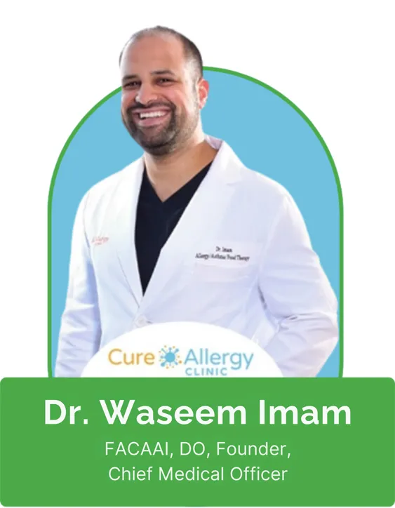 Dr. Waseem Imam, Board-Certified Allergist at Cure Allergy Clinic